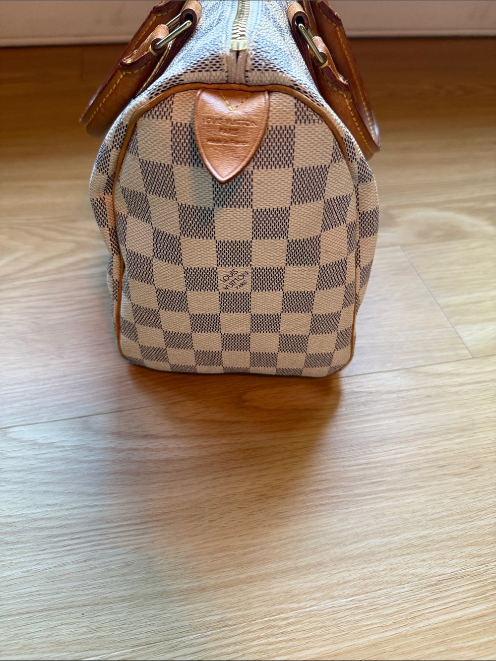 Louis Vuitton Damier Azure Speedy 25 with insert - Picture 6 of 8